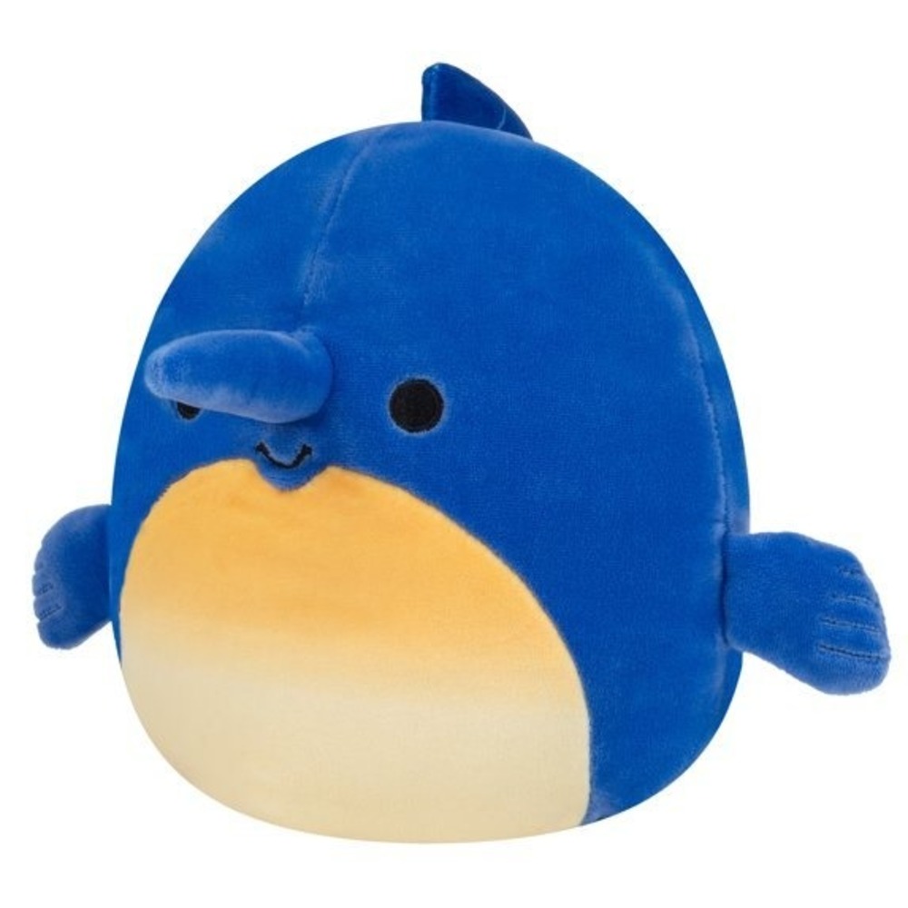 Squishmallows Kids' Swish Blue Swordfish With Gradient Yellow Belly One Size NWT